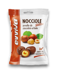Nocciole al Cioccolato al Latte Linea Evviva - Snack Dolce 25g